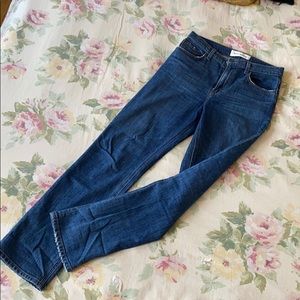 High Waist Reformation Straight Leg Jeans